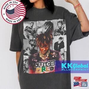 Retro Juice World 999 Hip Hop Music Tour 2023 Shirt By Edition tee